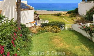 Spacieuse maison de plage, prête à emménager, avec vue sur la mer, à vendre, adjacente à la plage, près d'Estepona 785475 