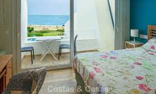 Spacieuse maison de plage, prête à emménager, avec vue sur la mer, à vendre, adjacente à la plage, près d'Estepona 785477 