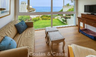 Spacieuse maison de plage, prête à emménager, avec vue sur la mer, à vendre, adjacente à la plage, près d'Estepona 785482 