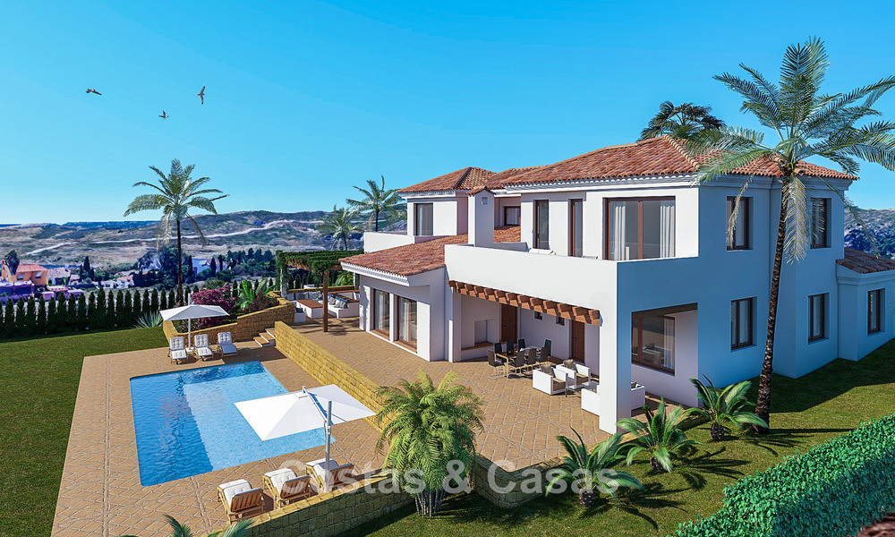 Magnifique terrain à bâtir à vendre avec une belle vue, pour construire la villa de vos rêves – Valle Romano, Estepona Ouest 808436