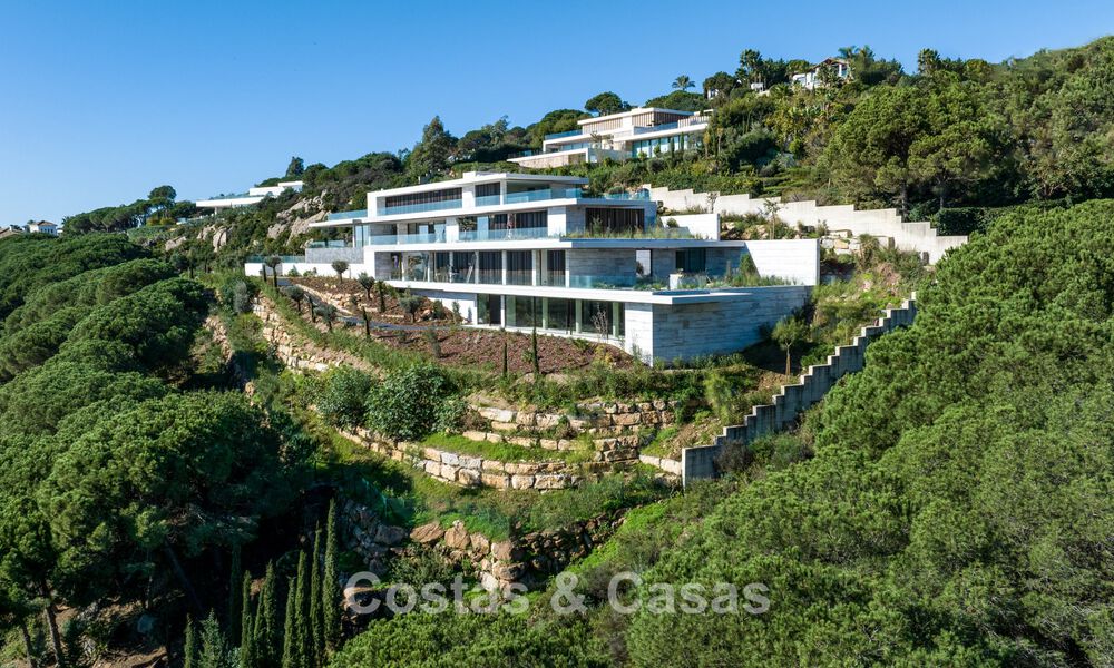 Villa neuve de luxe à vendre avec vue sur la mer, dans un quartier résidentiel sécurisé et surveillé 24/7 à Sotogrande, Costa del Sol 785642