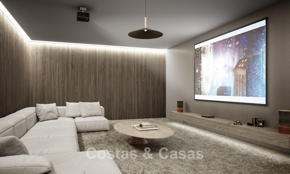 Villa neuve de luxe à vendre avec vue sur la mer, dans un quartier résidentiel sécurisé et surveillé 24/7 à Sotogrande, Costa del Sol 785716