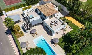 Superbe villa en première ligne de golf à vendre au cœur de Nueva Andalucia, Marbella 785632 