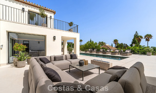 Spacieuse villa de luxe à l'architecture méditerranéenne moderne à vendre sur le Golden Mile de Marbella 785534 