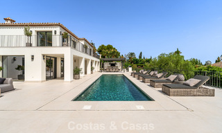 Spacieuse villa de luxe à l'architecture méditerranéenne moderne à vendre sur le Golden Mile de Marbella 785536 