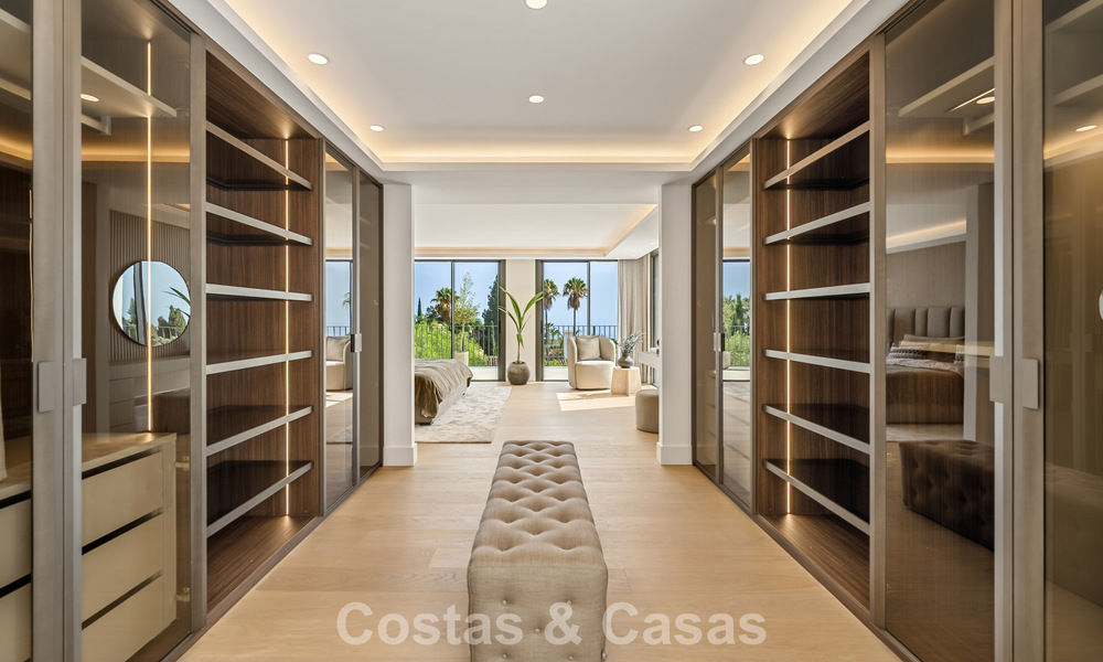 Spacieuse villa de luxe à l'architecture méditerranéenne moderne à vendre sur le Golden Mile de Marbella 785555