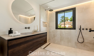 Spacieuse villa de luxe à l'architecture méditerranéenne moderne à vendre sur le Golden Mile de Marbella 785557 