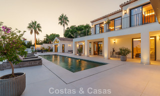 Spacieuse villa de luxe à l'architecture méditerranéenne moderne à vendre sur le Golden Mile de Marbella 785585 