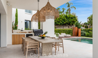 Villa moderne de luxe à vendre en deuxième ligne de golf, dans un quartier résidentiel privilégié, à Benahavis - Marbella 785751 