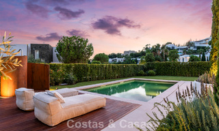 Villa moderne de luxe à vendre en deuxième ligne de golf, dans un quartier résidentiel privilégié, à Benahavis - Marbella 785760 