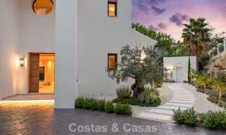 Villa moderne de luxe à vendre en deuxième ligne de golf, dans un quartier résidentiel privilégié, à Benahavis - Marbella 785764 