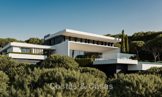 Villas neuves de conception architecturale avec vue sur la mer à vendre dans une résidence sécurisée à Benahavis - Marbella 785773 