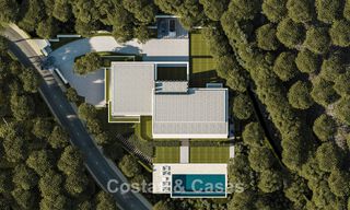 Villas neuves de conception architecturale avec vue sur la mer à vendre dans une résidence sécurisée à Benahavis - Marbella 785774 