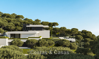 Villas neuves de conception architecturale avec vue sur la mer à vendre dans une résidence sécurisée à Benahavis - Marbella 785782 