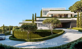Villas de luxe haut de gamme avec vue panoramique sur la mer, dans une résidence sécurisée à Benahavis - Marbella 785784 