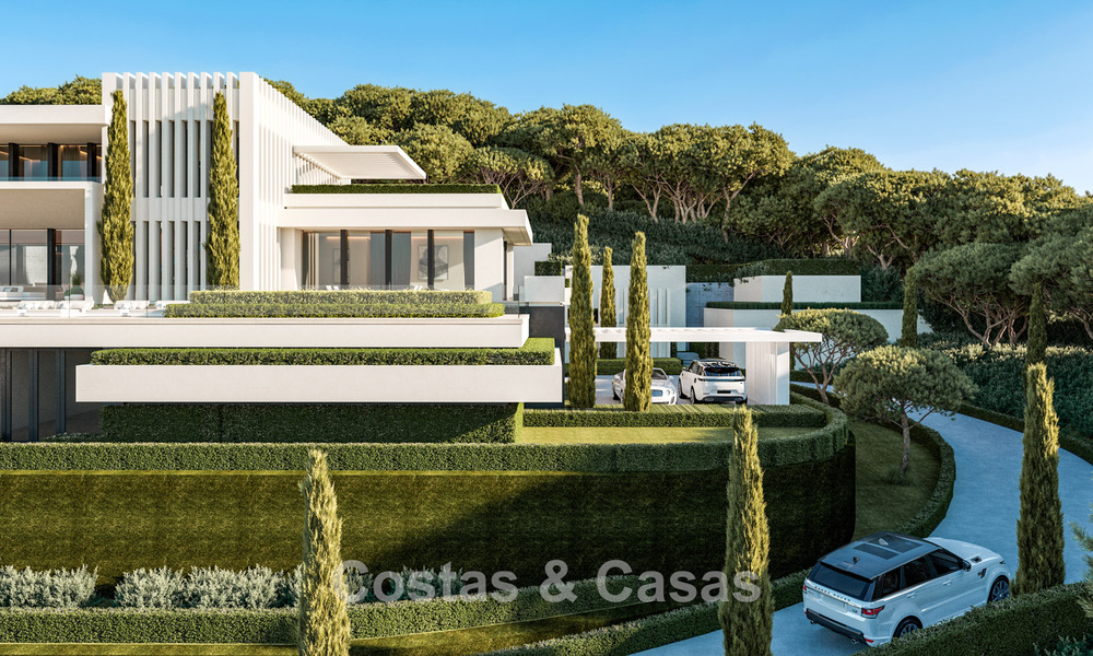 Villas de luxe haut de gamme avec vue panoramique sur la mer, dans une résidence sécurisée à Benahavis - Marbella 785785