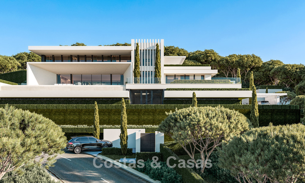 Villas de luxe haut de gamme avec vue panoramique sur la mer, dans une résidence sécurisée à Benahavis - Marbella 785786
