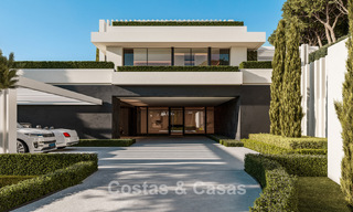 Villas de luxe haut de gamme avec vue panoramique sur la mer, dans une résidence sécurisée à Benahavis - Marbella 785790 