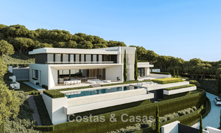 Villas de luxe haut de gamme avec vue panoramique sur la mer, dans une résidence sécurisée à Benahavis - Marbella 785792 