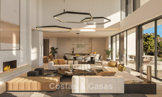 Villas prestigieuses avec vue panoramique imprenable sur la mer, situées dans un complexe résidentiel sécurisé à Benahavis - Marbella 785796 