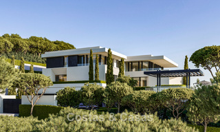 Villas prestigieuses avec vue panoramique imprenable sur la mer, situées dans un complexe résidentiel sécurisé à Benahavis - Marbella 785802 
