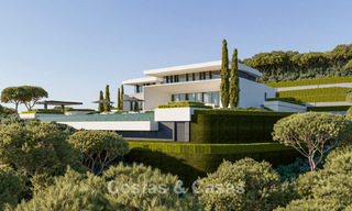 Villas prestigieuses avec vue panoramique imprenable sur la mer, situées dans un complexe résidentiel sécurisé à Benahavis - Marbella 785803 
