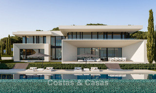 Villas prestigieuses avec vue panoramique imprenable sur la mer, situées dans un complexe résidentiel sécurisé à Benahavis - Marbella 785804 