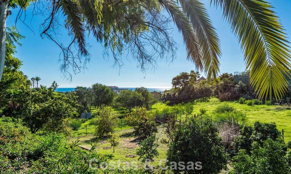 Superbe villa de luxe à vendre, à l'architecture andalouse intemporelle, avec vue sur la mer à Benahavis - Marbella 786054