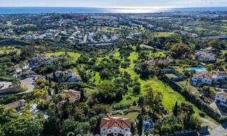 Superbe villa de luxe à vendre, à l'architecture andalouse intemporelle, avec vue sur la mer à Benahavis - Marbella 786059 