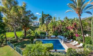 Superbe villa de luxe à vendre, à l'architecture andalouse intemporelle, avec vue sur la mer à Benahavis - Marbella 786066 