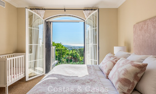 Superbe villa de luxe à vendre, à l'architecture andalouse intemporelle, avec vue sur la mer à Benahavis - Marbella 786078 