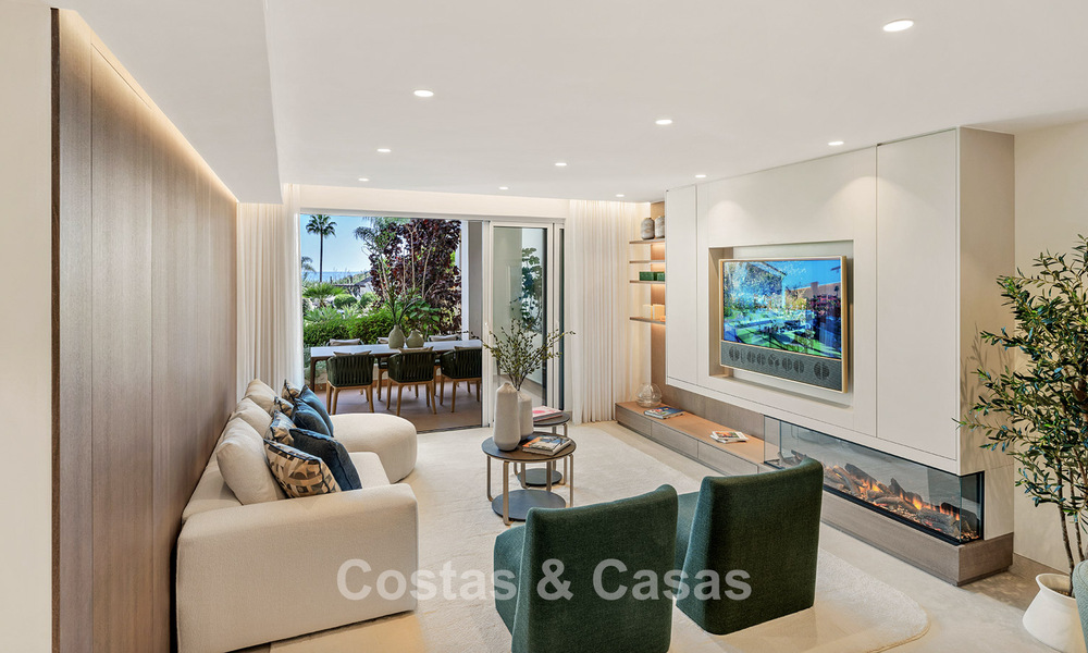 Appartement de luxe en bord de mer, prêt à emménager, à vendre sur le New Golden Mile, entre Marbella et Estepona 785960
