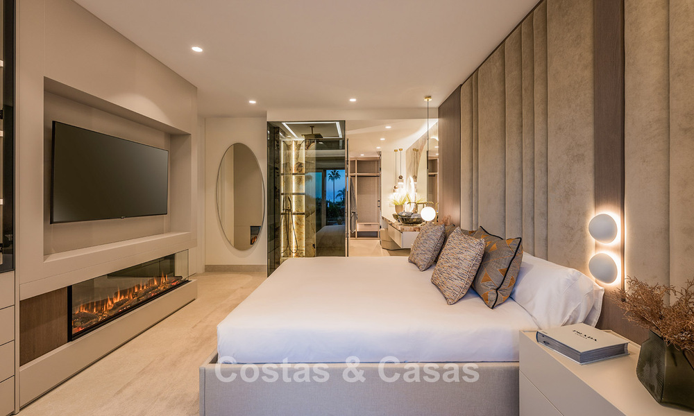 Appartement de luxe en bord de mer, prêt à emménager, à vendre sur le New Golden Mile, entre Marbella et Estepona 785971