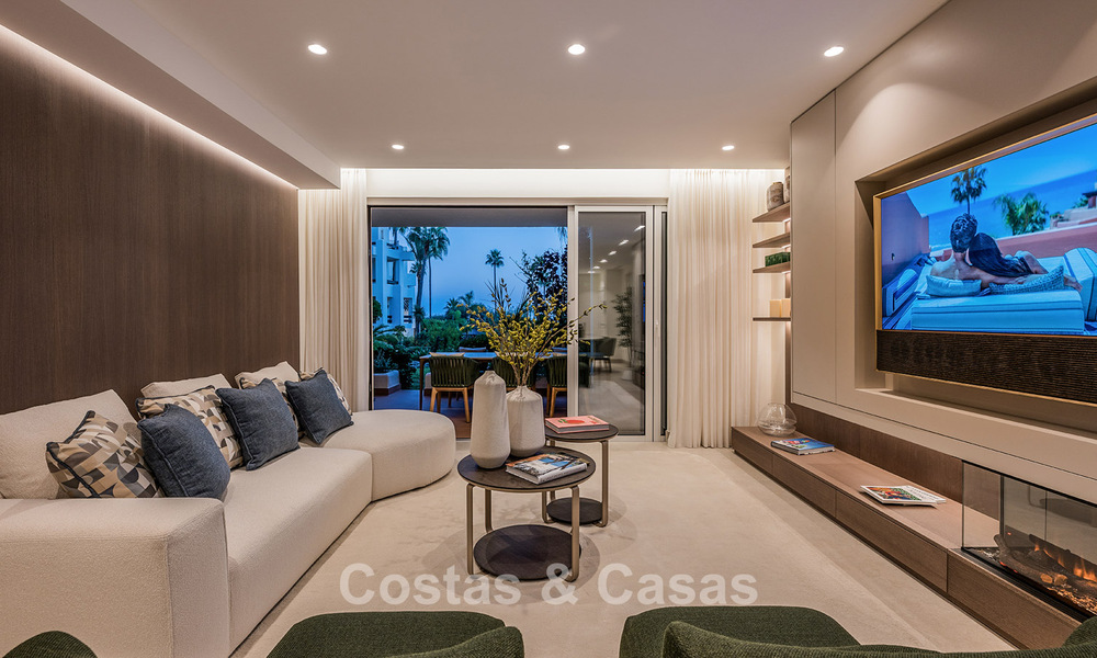 Appartement de luxe en bord de mer, prêt à emménager, à vendre sur le New Golden Mile, entre Marbella et Estepona 785978