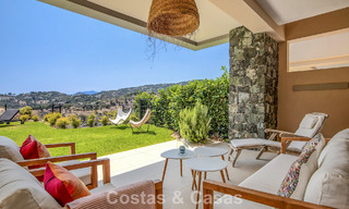 Appartement en rez-de-chaussée avec un immense jardin privé, à vendre dans un complexe de golf à Marbella - Benahavis 785899 