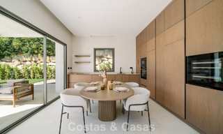 Villa neuve, prête à emménager, à l'architecture contemporaine, à vendre à quelques pas de la plage d'Estepona 786256 