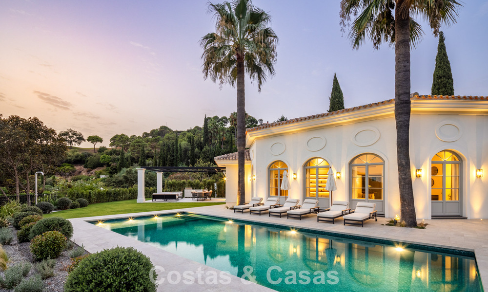 Sublime villa de charme à vendre, entourée d'un écrin de verdure dans le prestigieux complexe hôtelier La Zagaleta à Marbella – Benahavis 786183