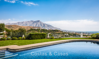 Spacieuse villa avec vue sur la mer et logement d'invités indépendant à vendre à El Madroñal en Benahavis - Marbella 786466 