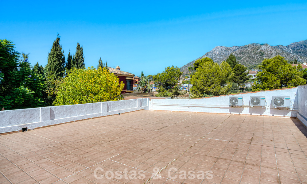 Maison unique et spacieuse de plain-pied offrant de nombreuses possibilités, située en plein cœur de Marbella 786519