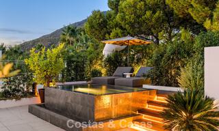 Maison de luxe moderniste, prête à emménager, avec piscine privée, à vendre à Sierra Blanca, sur le Golden Mile de Marbella 786642 