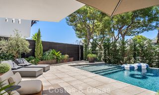 Maison de luxe moderniste, prête à emménager, avec piscine privée, à vendre à Sierra Blanca, sur le Golden Mile de Marbella 786650 