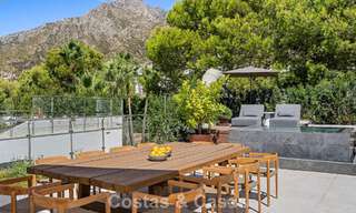 Maison de luxe moderniste, prête à emménager, avec piscine privée, à vendre à Sierra Blanca, sur le Golden Mile de Marbella 786655 