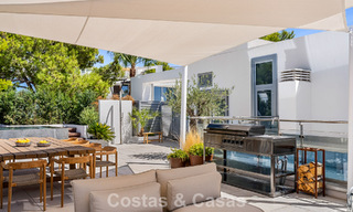 Maison de luxe moderniste, prête à emménager, avec piscine privée, à vendre à Sierra Blanca, sur le Golden Mile de Marbella 786656 