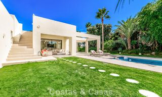 Villa de luxe moderniste de plain-pied à vendre à quelques pas de la plage, à l'est du centre de Marbella 786770 