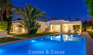 Villa de luxe moderniste de plain-pied à vendre à quelques pas de la plage, à l'est du centre de Marbella 786775 