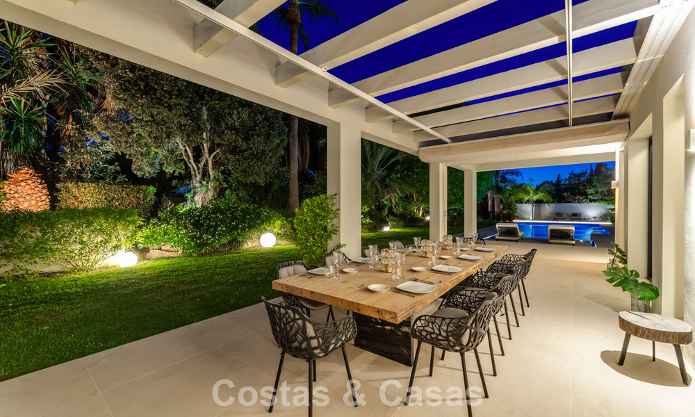Villa de luxe moderniste de plain-pied à vendre à quelques pas de la plage, à l'est du centre de Marbella 786778