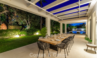 Villa de luxe moderniste de plain-pied à vendre à quelques pas de la plage, à l'est du centre de Marbella 786778 