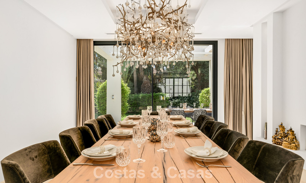 Villa de luxe moderniste de plain-pied à vendre à quelques pas de la plage, à l'est du centre de Marbella 786781