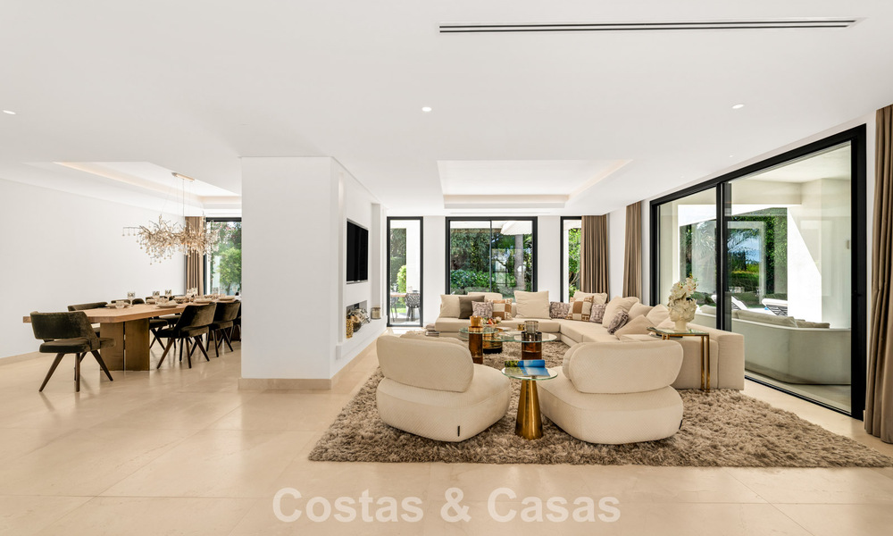 Villa de luxe moderniste de plain-pied à vendre à quelques pas de la plage, à l'est du centre de Marbella 786784