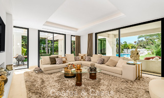 Villa de luxe moderniste de plain-pied à vendre à quelques pas de la plage, à l'est du centre de Marbella 786785 